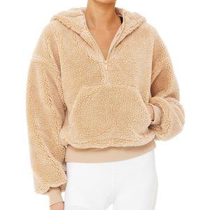 Women's Natural Alo Yoga Streetside Half Zip Hoodie